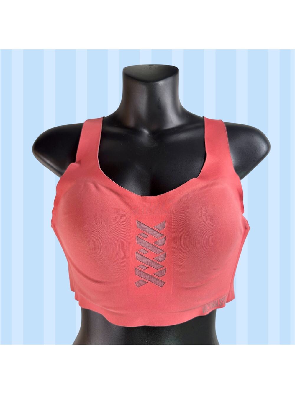 3/$20 Victoria's Secret Victoria Sport 34D Salmon Pink Angel Max Wireless Bra